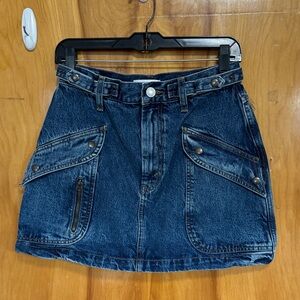 Denim Racer Skirt